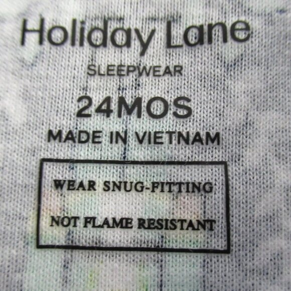 Holiday Lane Baby Boys Girls 2-Piece Pajama Set, Blue Nutcracker, 24 Months - Picture 2 of 5